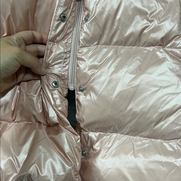 New - Polo Ralph Lauren Big Girls Metallic Down Hooded Puffer Long Coat - Picture 8 of 8